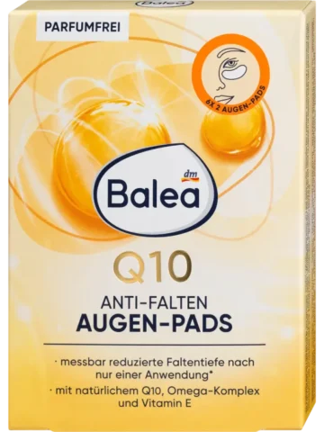 Balea Patches anti-rides pour les yeux Q10 (6 paires), 12 pièces
