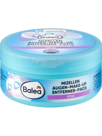 Balea Tampons démaquillants pour les yeux sans huile, 50 pièces