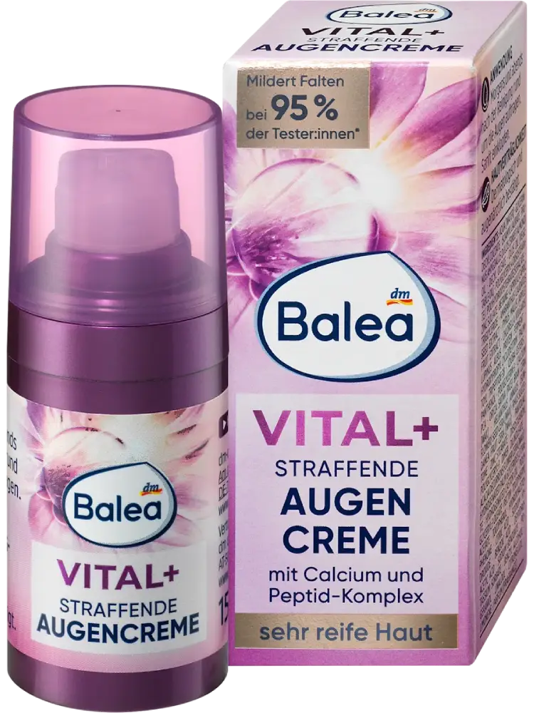 Balea Crème contour des yeux Vital+ raffermissante, 15 ml