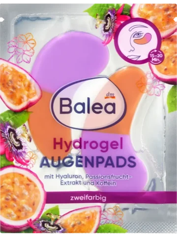 Balea Coussinets pour les yeux Hydrogel bicolores (1 paire), 2 pièces