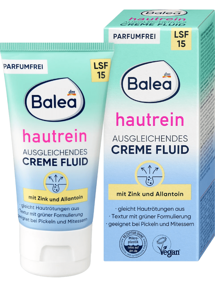 Balea Fluide crème équilibrant Hautrein, 50 ml