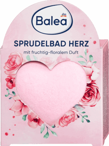 Balea Bombe de bain Cœur, 1 pièce
