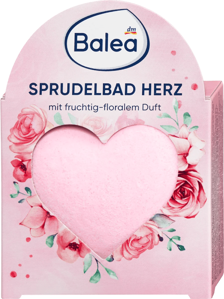 Balea Bombe de bain Cœur, 1 pièce