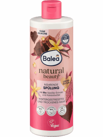 Après-shampooing Natural Beauty, extrait de vanille et beurre de cacao, 350 ml