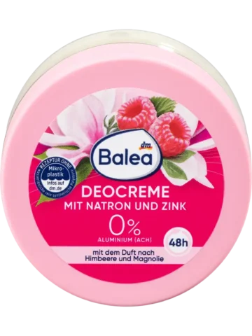 Balea Crème déodorante au bicarbonate de sodium, 50 ml