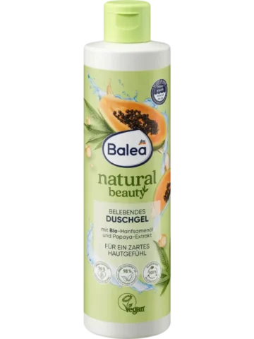 Balea Gel douche graines de chanvre & papaye, 250 ml