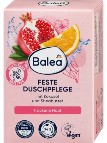 Balea Gel douche solide à l'huile de coco et au beurre de karité, 100 g