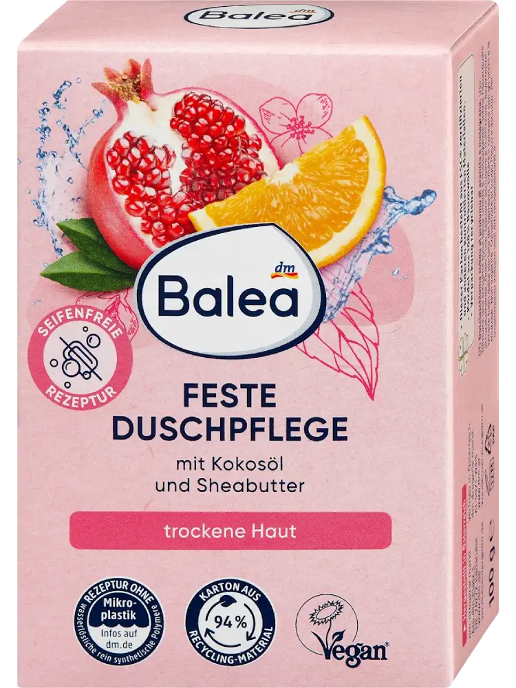 Balea Gel douche solide à l'huile de coco et au beurre de karité, 100 g