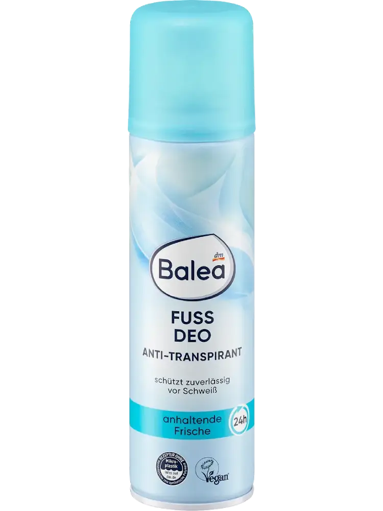 Balea Spray déodorant pour les pieds, 200 ml