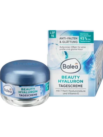 Balea Crème visage anti-rides Beauty Hyaluron SPF 15, 50 ml
