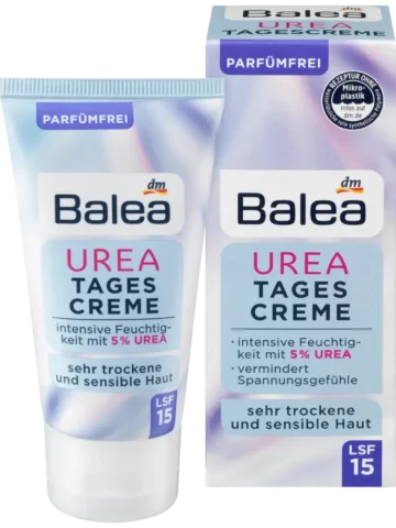 Balea – Crème visage à l’urée SPF 15, 50 ml