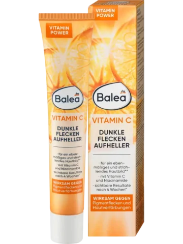 Balea Crème visage Éclaircissant Taches Sombres à la Vitamine C, 50 ml
