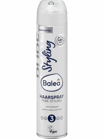 Balea Laque pour cheveux Pure Styling, 300 ml