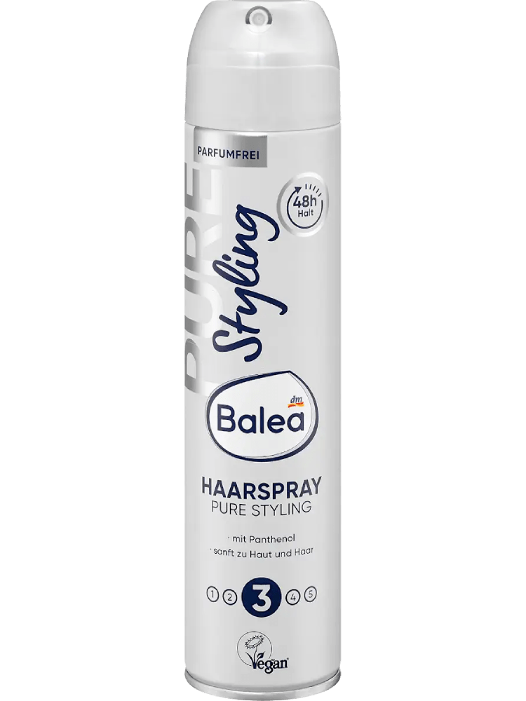 Balea Laque pour cheveux Pure Styling, 300 ml
