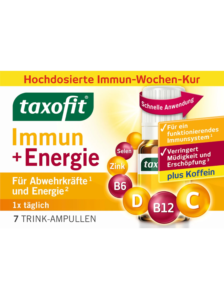 taxofit Ampoules buvables Immunité + Énergie Cure immunitaire, 7 pièces, 83,8 g