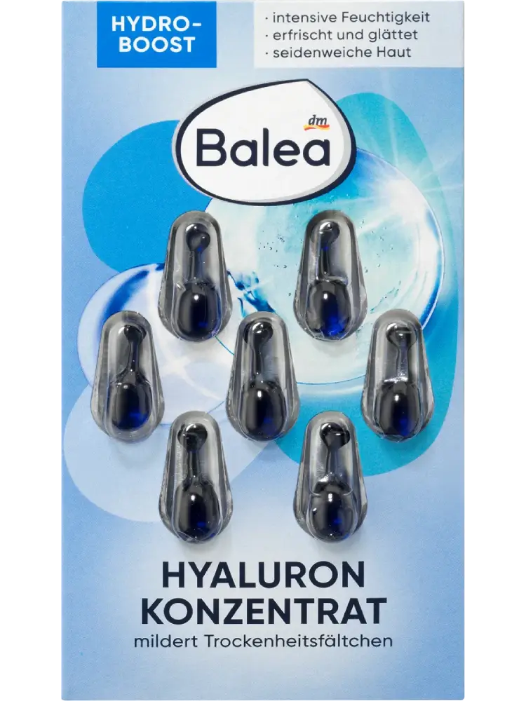 Balea Concentré à l'acide hyaluronique, 7 unités