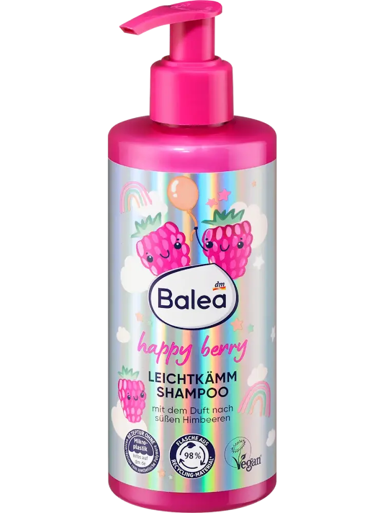 Balea Shampoing démêlant Happy Berry, 250 ml
