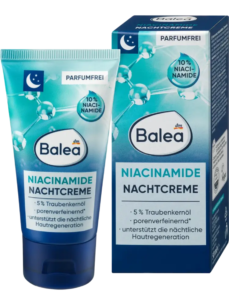 Balea Crème de nuit Niacinamide, 50 ml