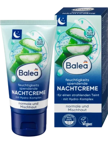 Balea Crème de nuit hydratante, 50 ml