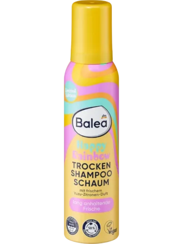 Balea Shampoing sec en mousse Happy Rainbow, 150 ml