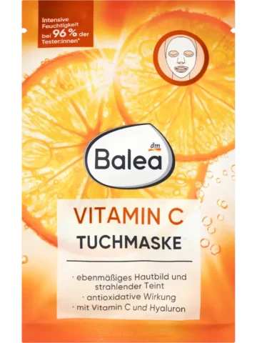 Balea Masque en tissu Vitamine C, 1 pièce