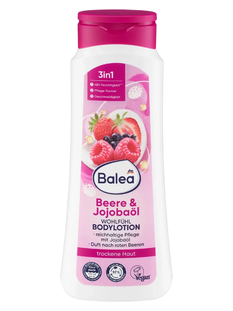 Lotion corporelle bien-être aux baies et à l'huile de jojoba, 400 ml