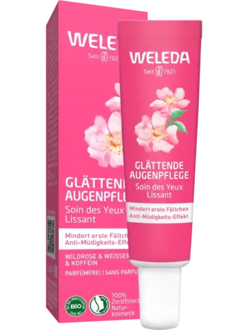 Crème contour des yeux lissante à la rose sauvage, 12 ml