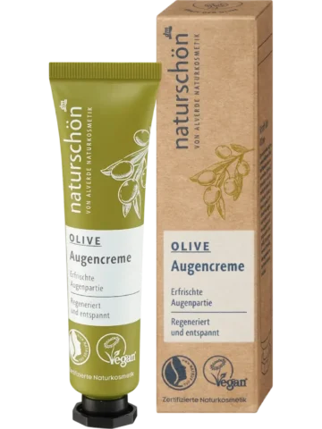 alverde COSMÉTIQUE NATURELLE – Crème contour des yeux naturschön à l’olive, 15 ml