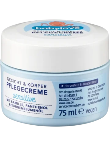 babylove Crème de soin bébé sensitive, 75 ml