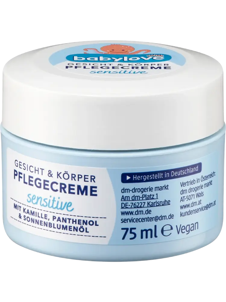 babylove Crème de soin bébé sensitive, 75 ml
