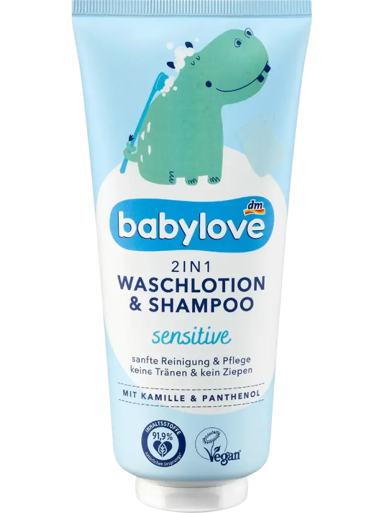 babylove Shampooing bébé & gel lavant 2en1, 200 ml