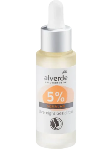 Huile visage de nuit avec 5% squalane, 25 ml