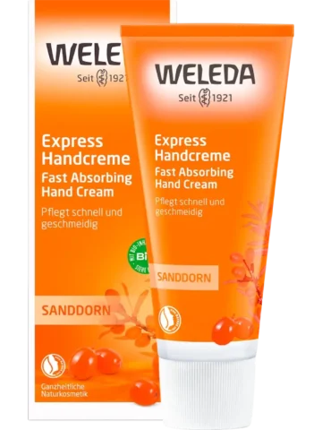 WELEDA Crème mains Express à l’argousier, 50 ml