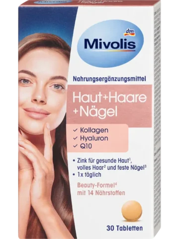 Mivolis Peau Cheveux Ongles, 30 pièces, 22 g