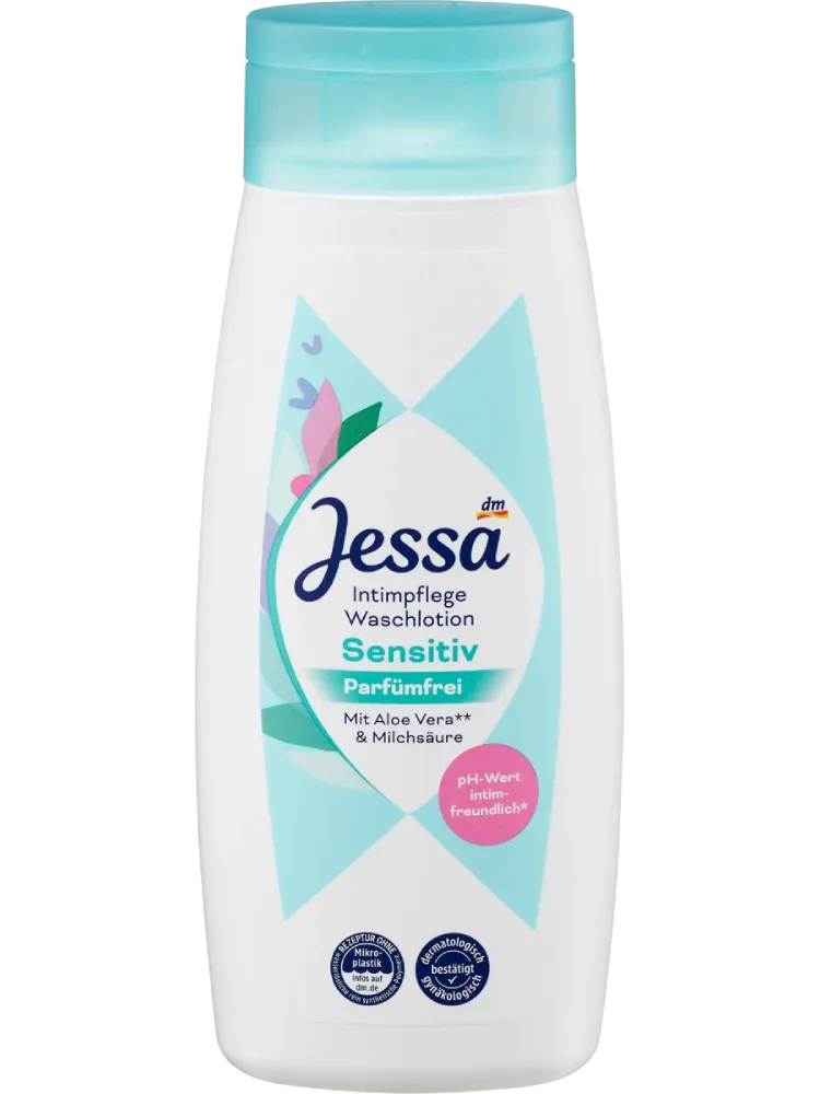 Lotion de toilette intime pour peaux sensibles, sans parfum, 300 ml