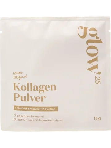 Glow25 Sachets de poudre de collagène 10 pcs à 15 g, 150 g