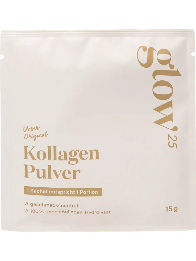 Glow25 Sachets de poudre de collagène 10 pcs à 15 g, 150 g