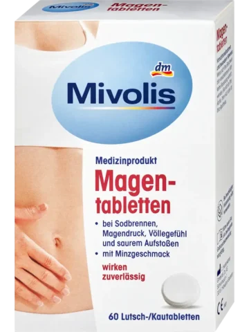 Mivolis Comprimés pour l’estomac, 60 comprimés