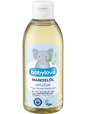 babylove Huile d'amande douce sensitive, 250 ml