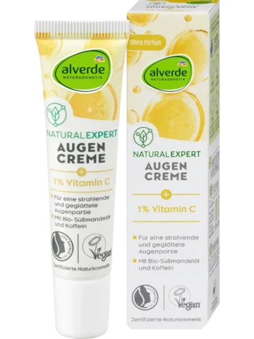 Crème contour des yeux à la vitamine C Natural Expert, 15 ml