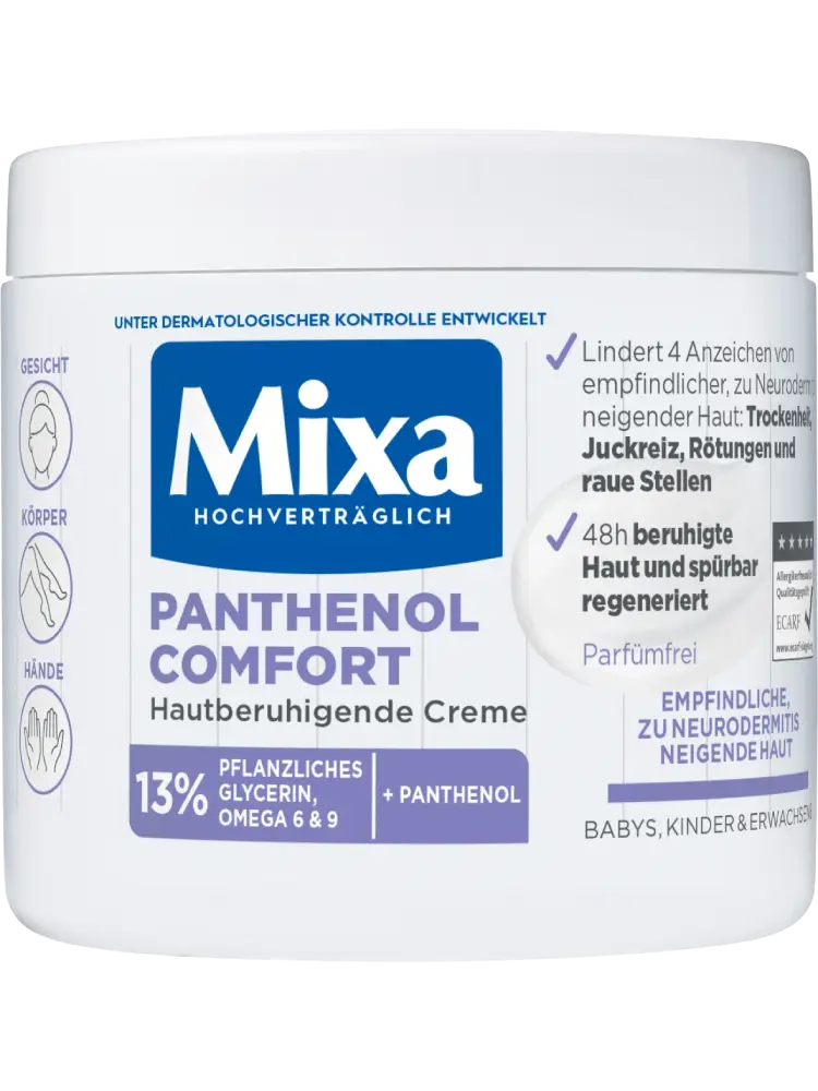 Mixa Crème de soin réconfortante au panthénol, 400 ml