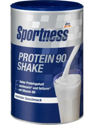 Sportness Poudre de protéines, Shake Protéiné 90, goût neutre, 300 g