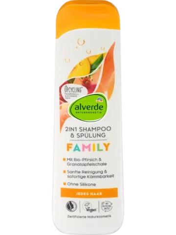 Shampooing & après-shampooing familial 2 en 1, 300 ml