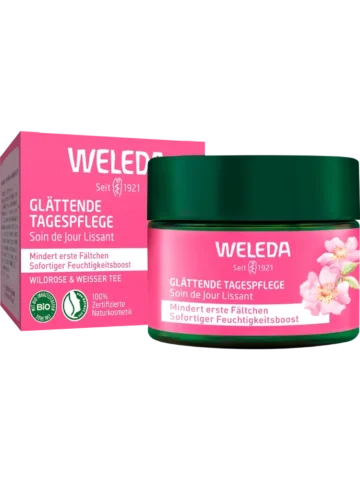 WELEDA Crème de jour lissante à la rose musquée, 40 ml