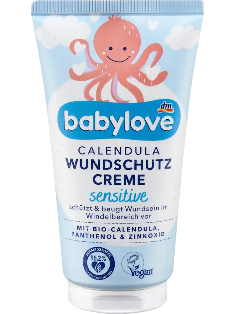 babylove Crème protectrice pour les plaies sensitive à la calendula, 75 ml