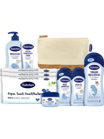 Bübchen Soins pour bébé Baby Care, set de démarrage 7 pièces, 1 unité