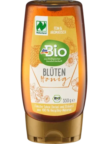 dmBio Miel de fleurs en tube, 350 g