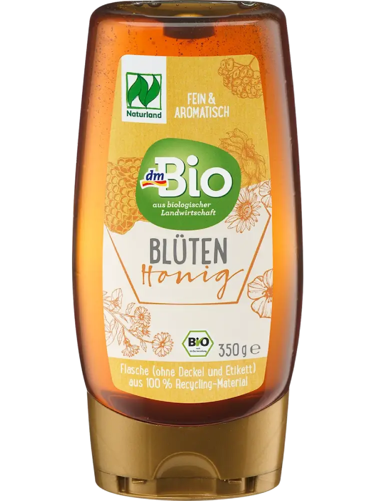 dmBio Miel de fleurs en tube, 350 g