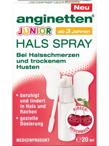 anginetten Spray pour la gorge junior, 20 ml