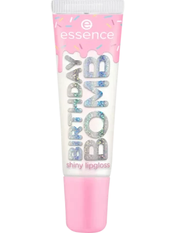 essence Gloss à lèvres Juicy Birthday Bomb Brillant 01 Cake My Day, 10 ml